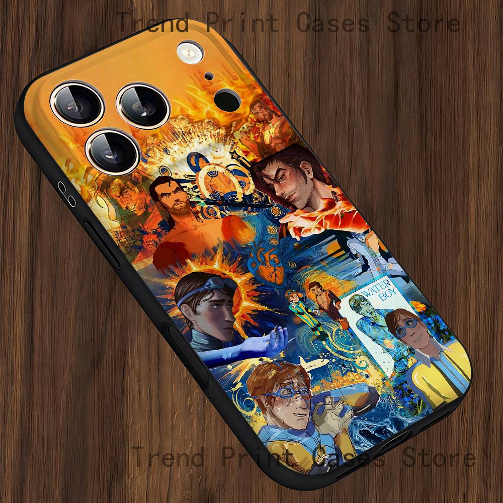 W-Waterboy D-Dispatch Phone Case For iPhone 14,16,12,13,15,11,17,Pro,Max,Plus,E,Air,Mini  Soft Cover