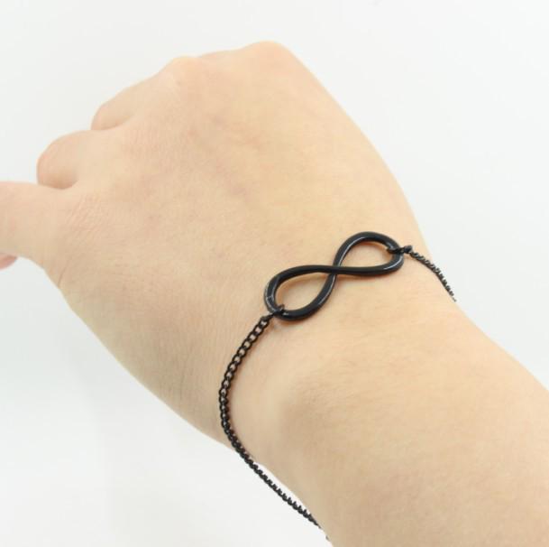 Korean Style Sweet 8-Shaped Bow Bracelet for Women золотой