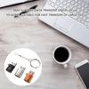 USB till USB C-adapter Typ C hona till USB A hane Omvandlare för Klocka, Telefon, Smartphone 120W Laddning 6Gbps Dataöverföring
