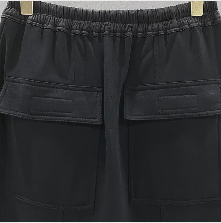 SUBHUMAN Men's Classic Cotton Fleece Harem Pants In Black/Dark Gray