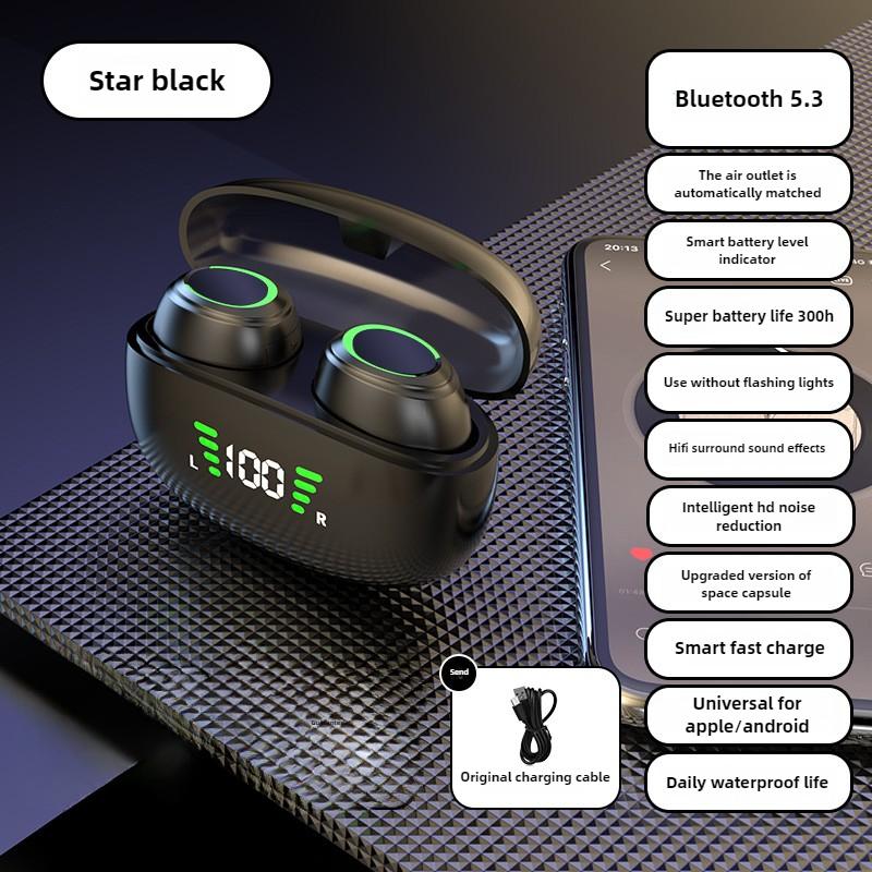 [20 hours of continuous listening] Explosive Bluetooth headset wireless ultra-long life high sound quality noise reduction