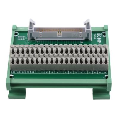 Header Breakout Board Terminal Block Stable 40Pin Screw Free IDC40P?CK 14?26AWG 0.8A