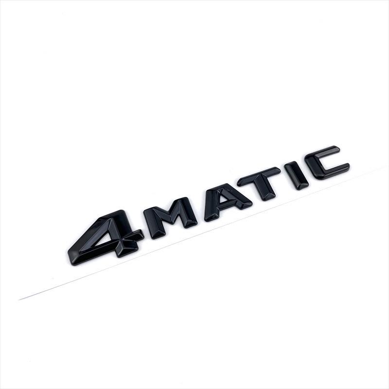 Mercedes 4MATIC Decal: Four-Wheel Drive Emblem for Side/Rear - Fits New & Old Models