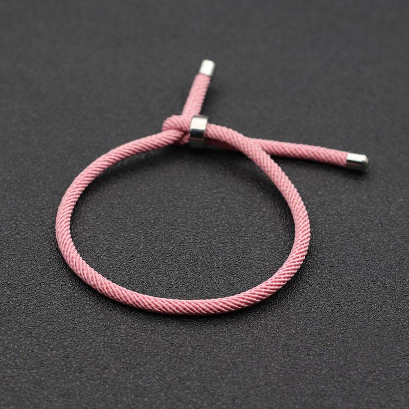 Minimalist Rope Bracelet For Women Men 100% Unfading Ajustable Stainless Steel Braclet Outdoor Camping Braslet Couple Brazalete
