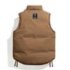 Reversible Men's Vest Down Cotton Vest Men's Winter Warm Casual Thickened Large Size Green Vest Jacket