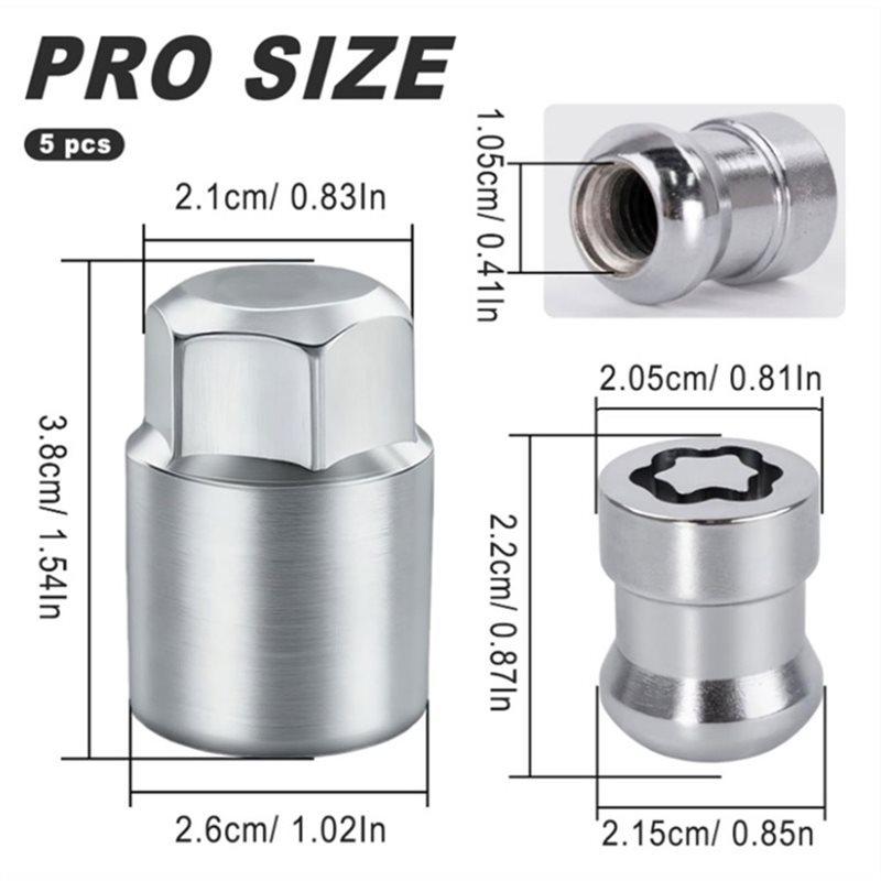 Wheel Lock Lugs& Lug Nut Set For Honda For Civic, Accord CR-V Replaces 08W42SCV100 08W42-SCV-101 08W42-SCV-102