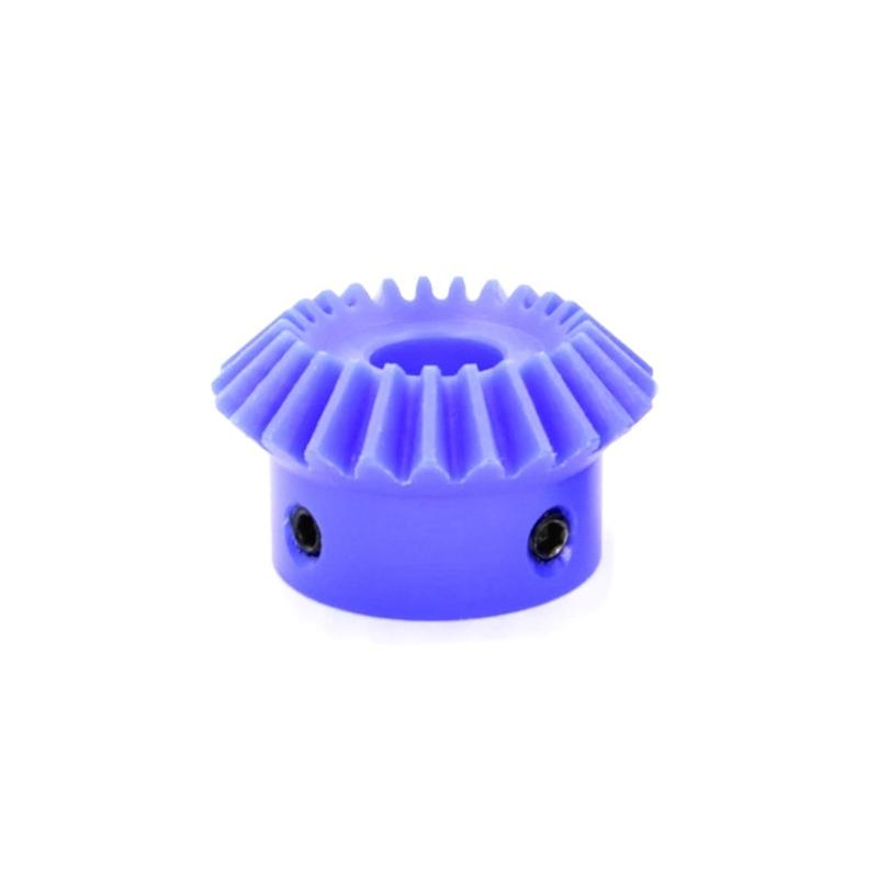 1:1 Nylon Bevel Gear 1M 15/20/25/30 90-Degree Plastic Equal Diameter Bevel Gear BLUE Keyway HOLE 4mm