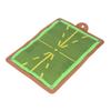 Swing Golfing Practice Hitting Mat with Pin Buckle Silicone Golfing Training Mat Pad for Outdoor Socializing
