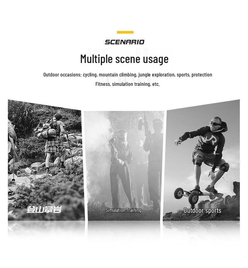 Men's Fingerless Tactical Gloves - Non-Slip Microfiber Leather for Outdoor Sports, Climbing, Training, and Cycling Protection.