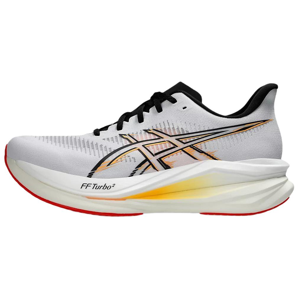 Мужские кроссовки ASICS Sonicblast 2 Беговые кроссовки Мужские Низкие Белый/Стадионный Оранжевый