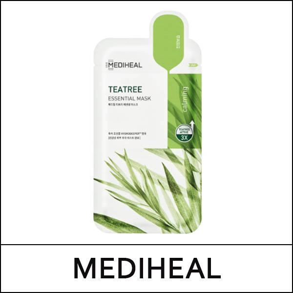 

[MEDIHEAL] (bo1) Teatree Essential Mask 24ml * 10ea / No Box(Case) / Safe Box