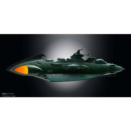 TAMASHII NATIONS Soul of Chogokin GX-89 Space Battleship Yamato 2202 Garmillas Space Armored Ship, Approximately 240mm Long, Die-Cast & ABS Painted Mo