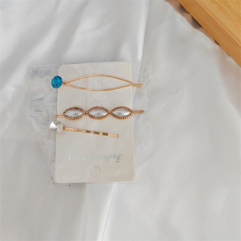 Pearl Hairpin Set Korean Temperament Sweet Beauty Net Red INS Super Immortal  CLIP Side  Liu Hai  D135