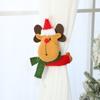 Cartoon snowman doll Christmas wind curtain straps Creative woven curtain decoration Cartoon bundled straps