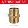 Quick Fit Adapter Brass Brass Tube Fitting Male Thread BSP Brass Nipple 1/8" 1/4" 3/8" 1/2" 3/4" 1" BSP Coupler Fitting