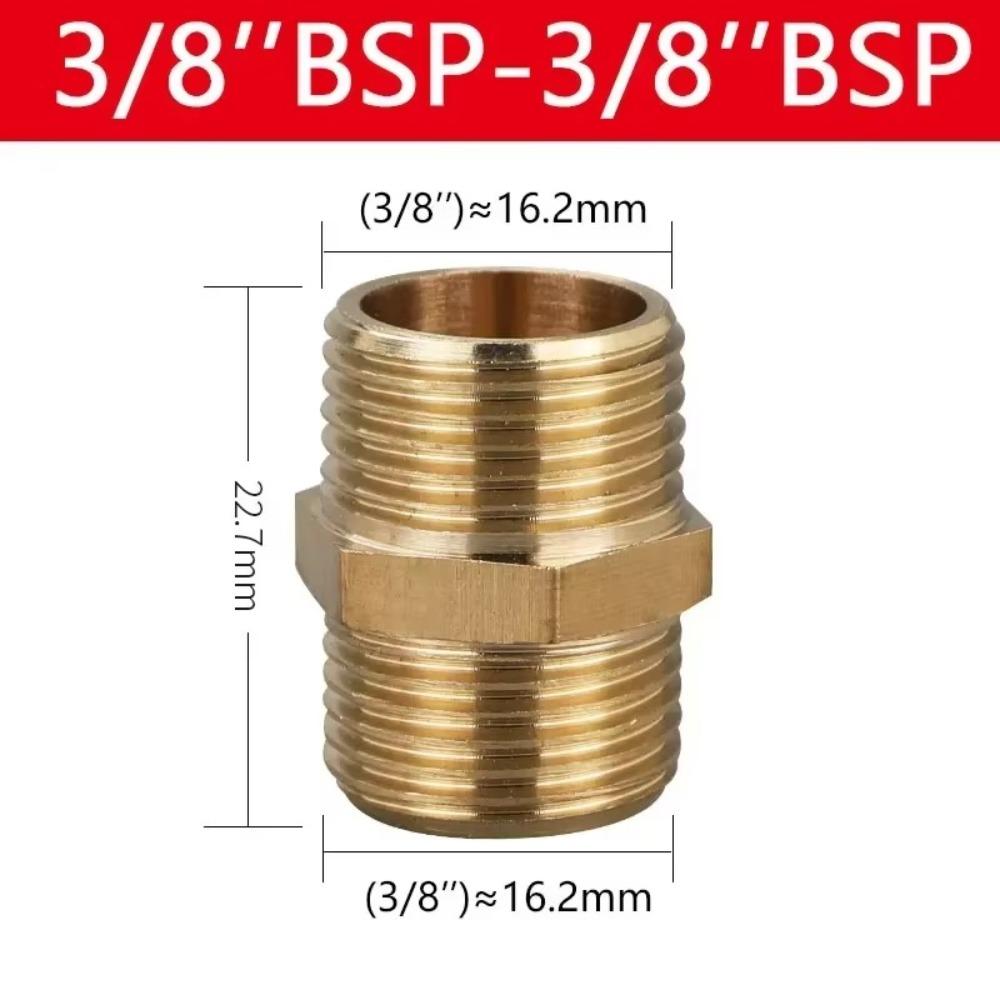 Quick Fit Adapter Brass Brass Tube Fitting Male Thread BSP Brass Nipple 1/8" 1/4" 3/8" 1/2" 3/4" 1" BSP Coupler Fitting