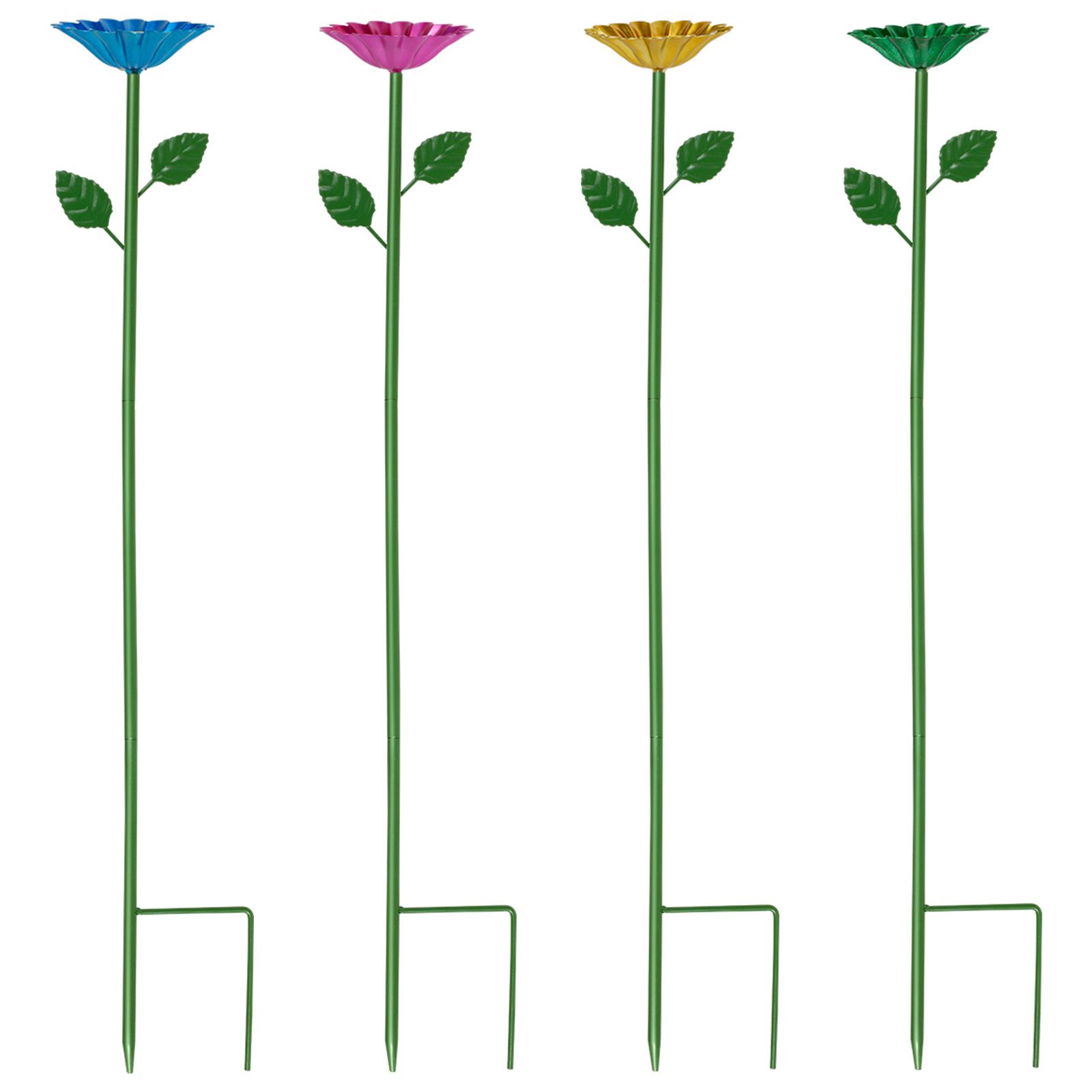 

4PCS Bee Water Stations Multipurpose Easy to Use Butterfly Bath Bowl Standing Bee Feeder for Garden Yard Decor