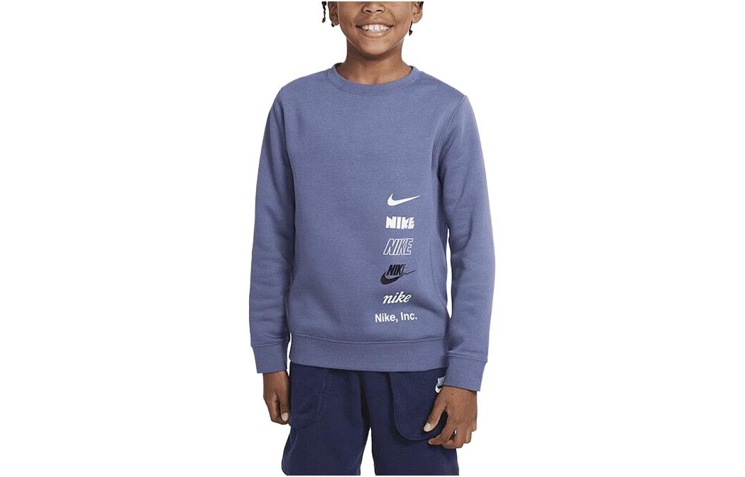 Nike Kids Sweatshirts Crew Neck Moderate DX5162-491 L