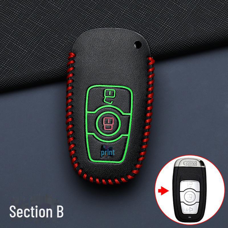 Haval Car Key Cover: National Tide Edition for H6, Big Dog, Fierce Dragon, M6 Xiaolong Max - Fits 24 Models