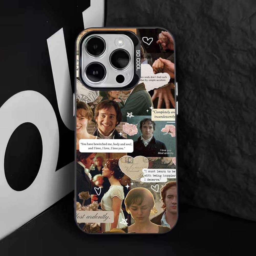 P-Pride and P-Prejudice Art Phone Case For iPhone 17,16,15,14,13,12,11,Pro,XS,Max,Plus,Mini,SE4,E Black Matte Shockproof Cover