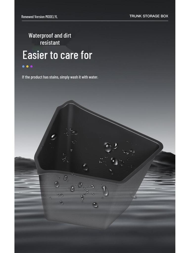 TPE Seitenaufbewahrungsbox für Tesla YL 6-Sitzer Kofferraum