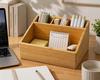 Desk Desk Storage Desktop Tissue Case Storage Box with Small Item Remote Control Stationery Cosmetics Multifunctional Living Room Office Storage
