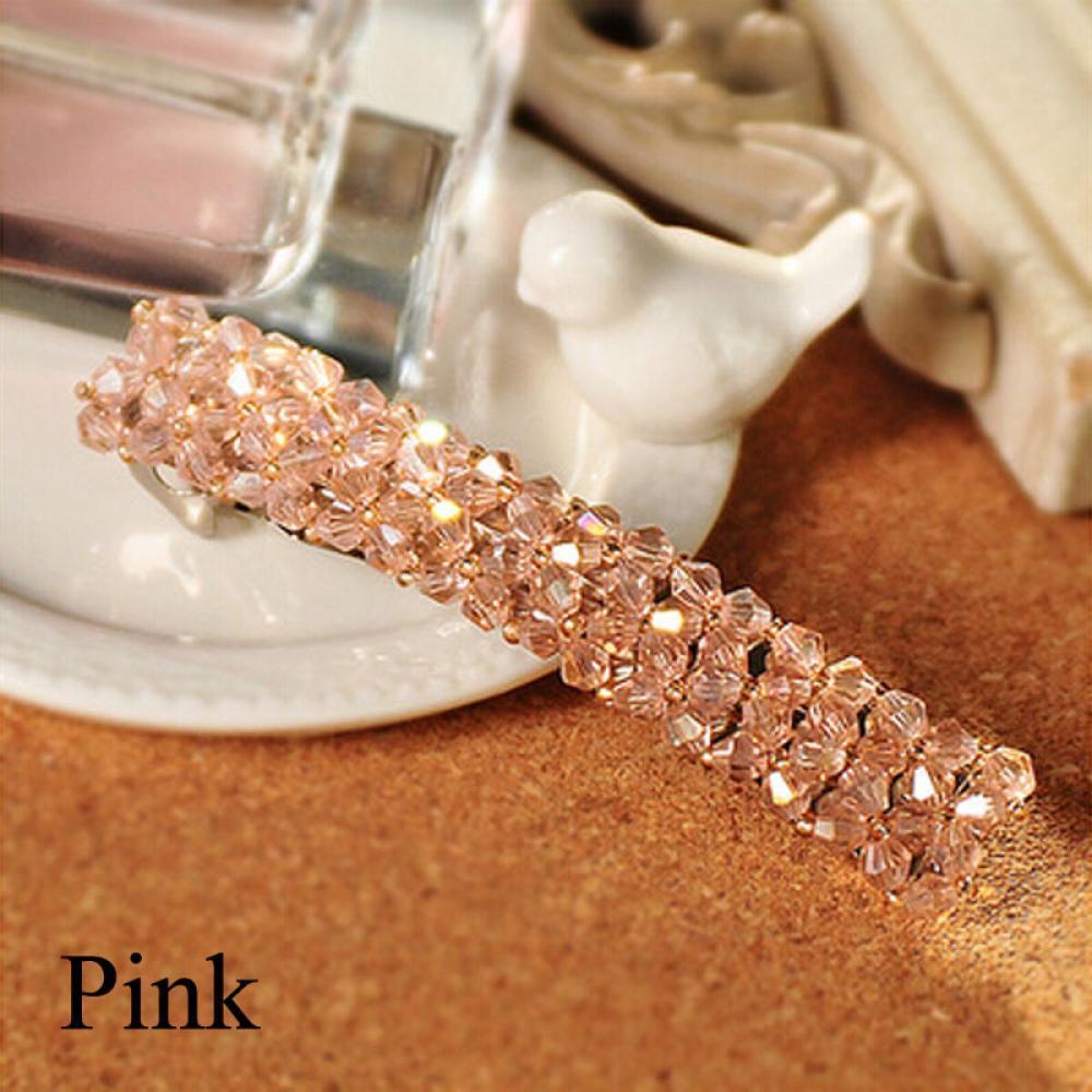 Girls Women Bling Hair Clip Crystal Rhinestone Barrette Hairpin
