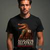 Alligator Alcatraz Natures Own Grenswacht Grappige Dieren Volwassenen Mannen T-shirt