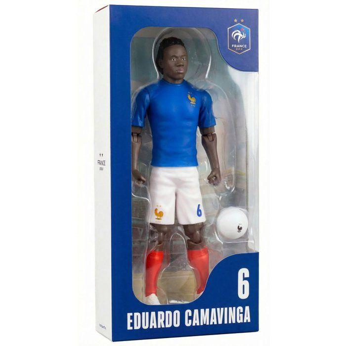 Figurine articulée - Équipe de France - MEGABLEU - Camavinga numéro 6 - 20 cm