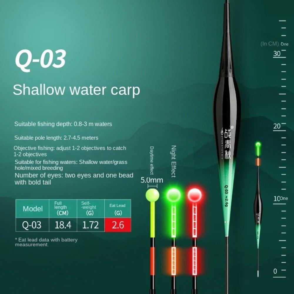 

Buoy Strike Floats Slip Drift Tube Bite Alarm New Bobbers Night Fishing Q-03