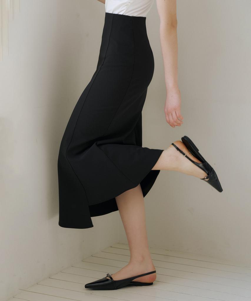 Riorg Ce Unbalanced Mermaid Skirt Black
