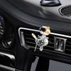 Airplane Car Air Freshener Cute Cartoon Pilot Car Vent Clips Creative Car Perfume Aromatherapy Car Accessories Funny Car Air