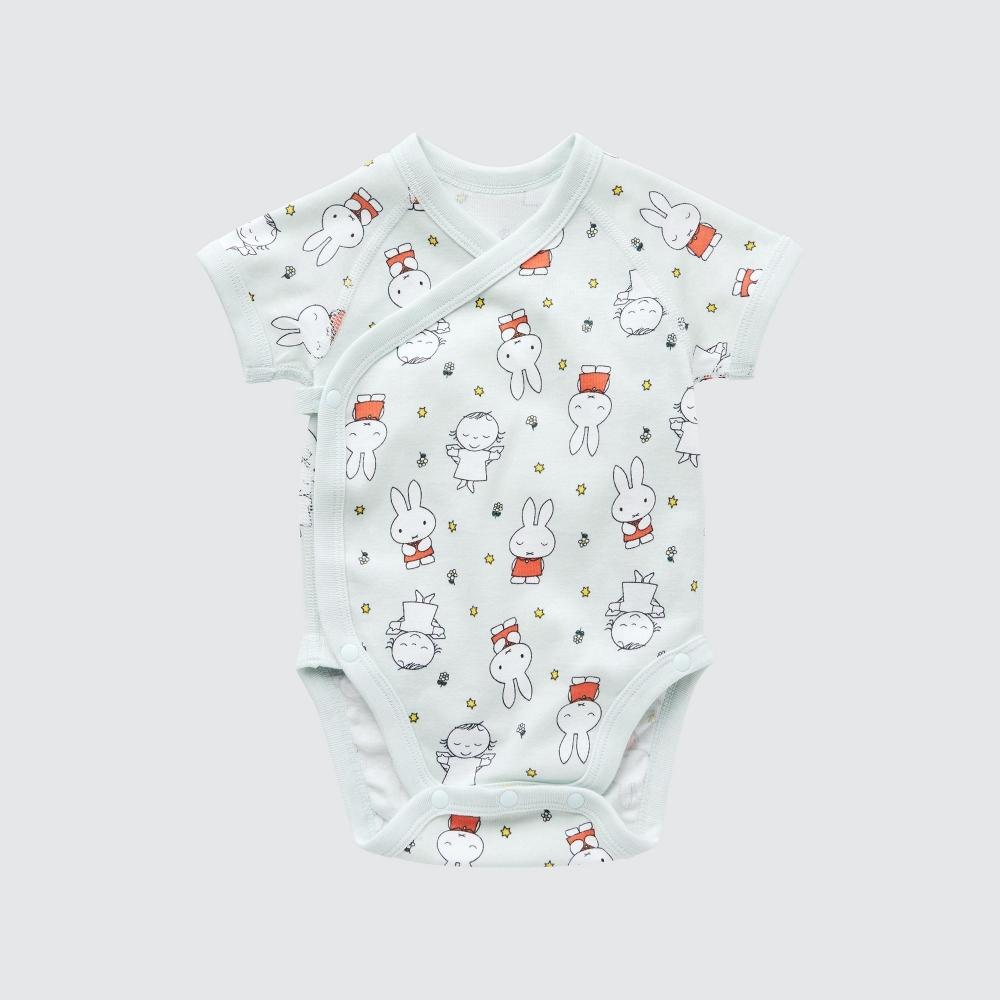 

Боди UNIQLO JAPAN Picture Book Collection Dick Bruna с короткими рукавами и вырезом спереди
