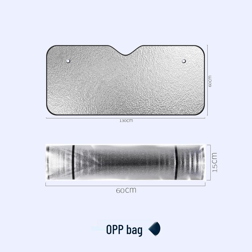Universal All-Season Sunshade: Thickened Aluminum Foil for Superior Summer Sun Protection