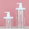 Wide Mouth Pump Bottle Dispenser Clear Storage Bottle  for Shampoo Conditioner Lotion