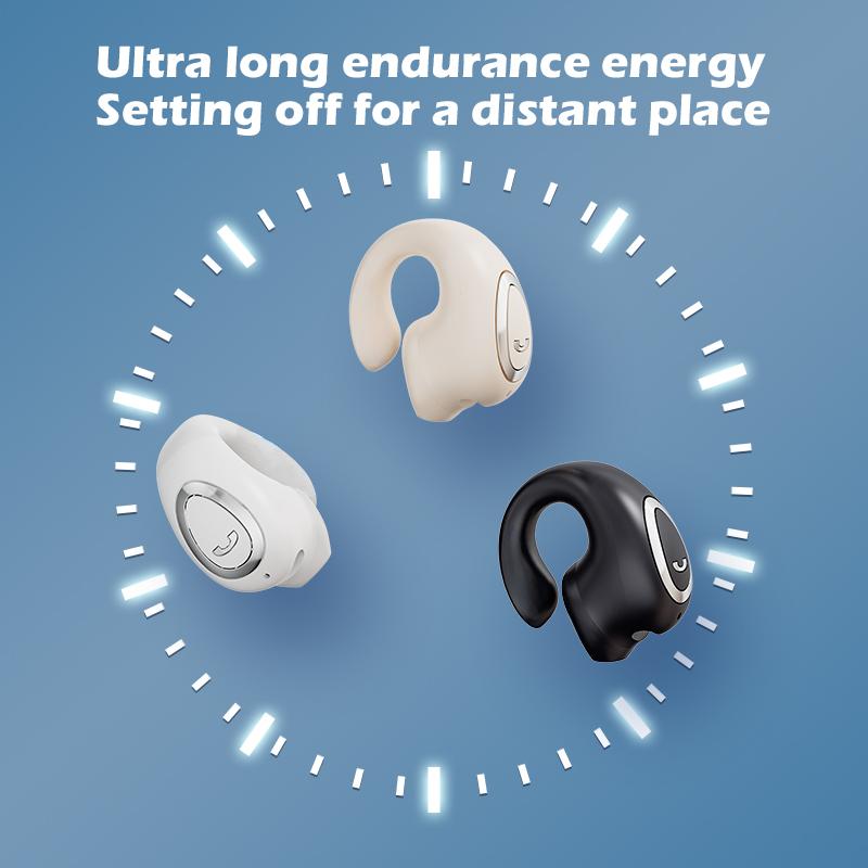 S9 Single Ear Bluetooth Wireless Earphone Ear-Clip Design Headphone Noise Reduction Bluetooth 5.3