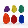 Toys 6PCS Silicone Textured Sensory Worry Stone Fdget Calming Down Autism Anxiety Stress Relief Gifts Classroom Prize Kids