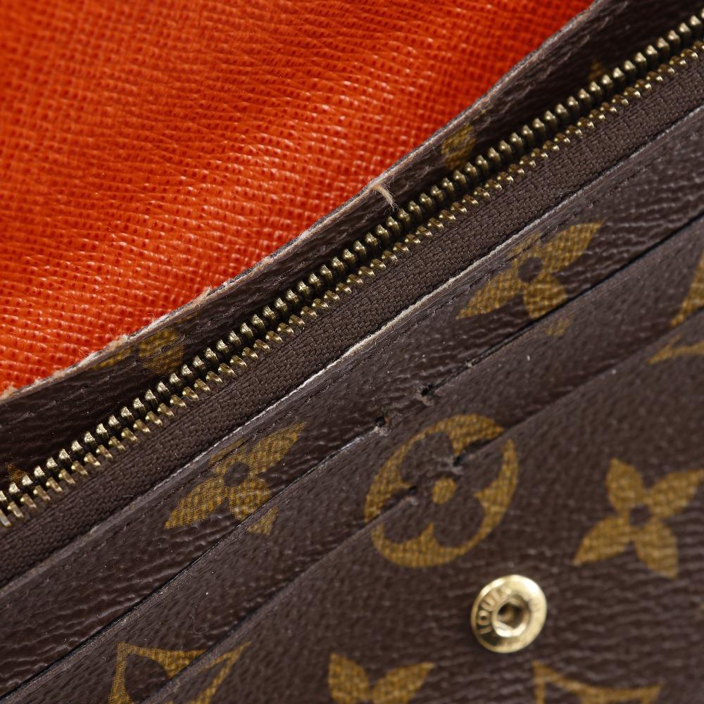LOUIS VUITTON Emily Purse M62011 Brown / orange Monogram canvas Women Used
