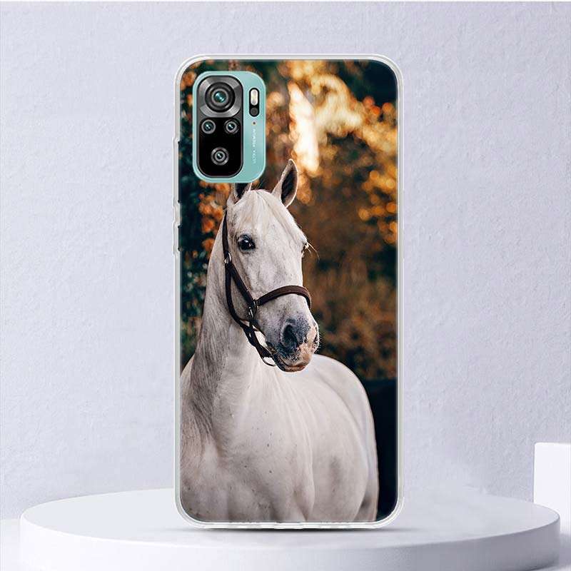 Horse Great Beauty Galloping Soft Case For Xiaomi Redmi Note 14 13 12S 11S 10S 12 Pro Plus Phone Cover 11 10 11E 11T Note14 Shel