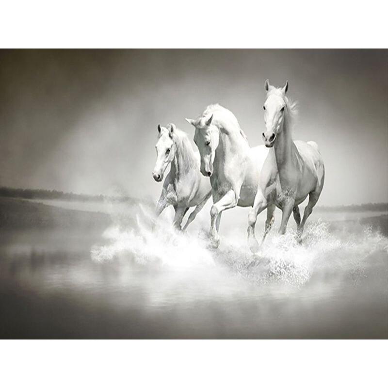 5D Diamond Painting Horse Wall Decors Gift Handmade Sense of Achievement Diy Diamond Embroidery Full Drill  Gemstone