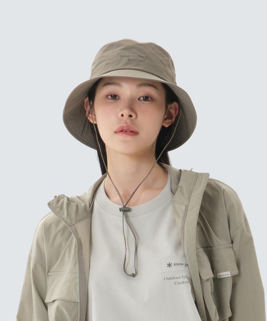 SNOWPEAK APPAREL Camp Hat (S26Zucha18) Dark Khaki