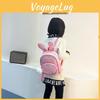 Rabbit Sequined Cute Ear Backpack Pu Material Suitable For Childrens Daily Life