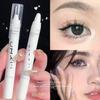 MYHO Under-Eye Highlight & Eyeshadow Stick - Matte & Shimmer Silver for Brightening & Shimmering White for Teary Eye Look.