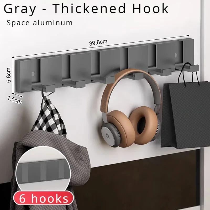 Platzsparende Haken aus Aluminium für den multifunktionalen, faltbaren Einsatz im Haushalt