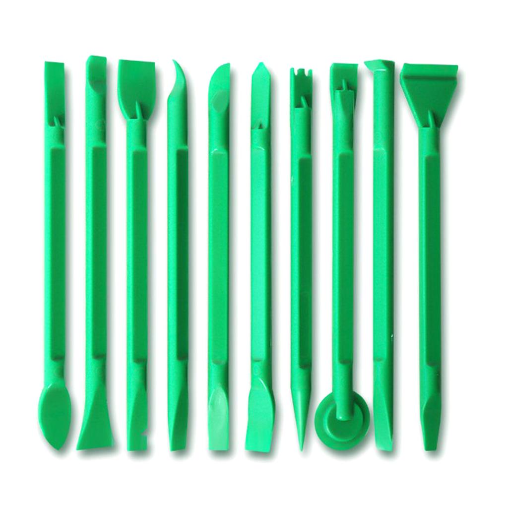 10Pieces Opening Kit Repairing Pry Tools Plastic Spudger Crowbar for Smartphone Laptop PC Disassembly Repair Tools