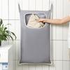 Fabric Hanging Storage Bag Hanging Laundry Holder Practical Clothing Organizer Bag  Bathroom Use