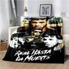 Anuel AA Rapper Hip Hop Singer Blanket Sofa Office Hiking Picnic Super Soft Quilt Fashion Flannel Throws Blanket birthday Gift