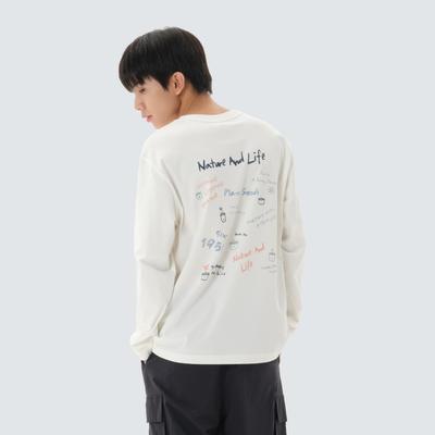 SNOWPEAK Aerocool Crayon Long Sleeve T-shirt Off White (S26SUFTL74)