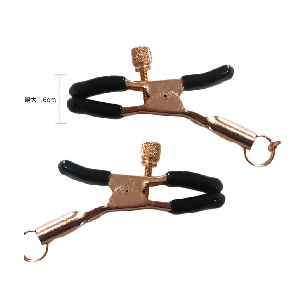 Liebe Seele Collar for People Nipple Clip Set SM Goods Cosplay Rose Gold Choker