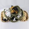 Simulation Fur Animal Home Furnishings Realistic Sleeping Breathing Dog Toy Plush Animal Doll Children